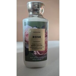 Bath & Body Works Rose Daily Nourishing Body Lotion 8oz Shea Butter Coconut Oil